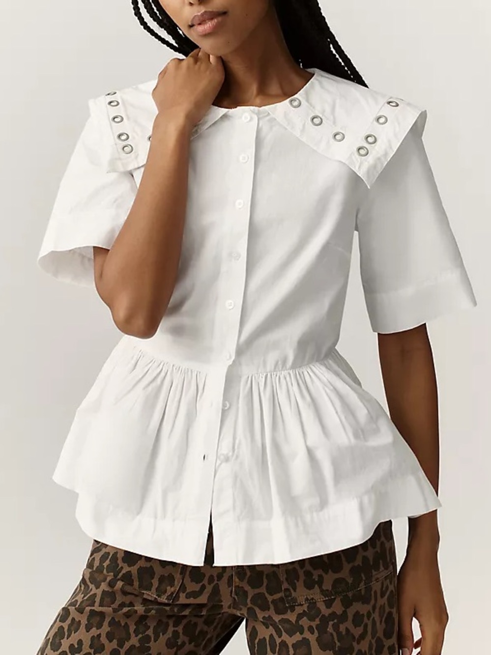 Damson Madder Cyrus Peplum Top